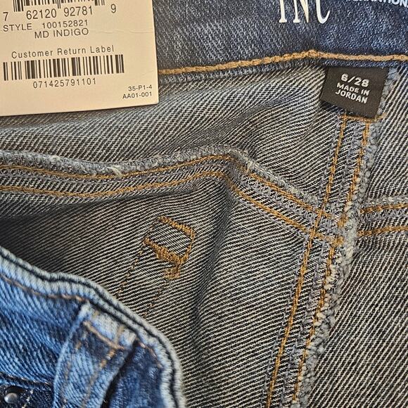 NWT INC Distressed High Rise Jeans Sz 6 - Picture 10 of 14